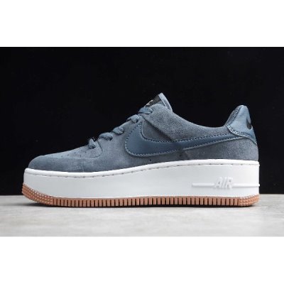 Nike Bayan Air Force 1 Sage Low Smoke Zeytin Yeşili / Gri / Siyah Kaykay Ayakkabı Türkiye - GWVTLH90